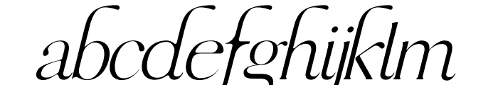 Esther Italic Font LOWERCASE