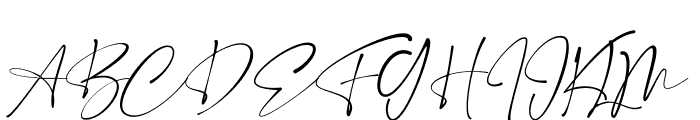 Estrada Signature Font UPPERCASE