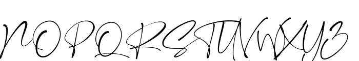 Estrada Signature Font UPPERCASE