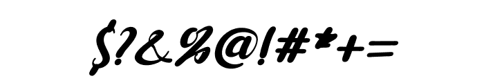 Esyla Italic Font OTHER CHARS