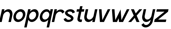 Etano Italic Font LOWERCASE