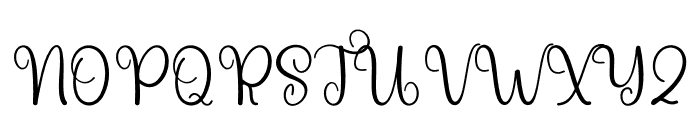 Eternal Signature Font UPPERCASE