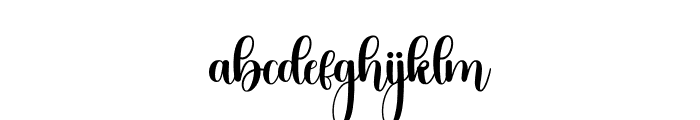 Eternal Signature Font LOWERCASE