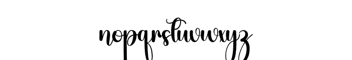 Eternal Signature Font LOWERCASE