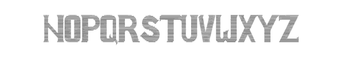 Eternal Stripe Font LOWERCASE