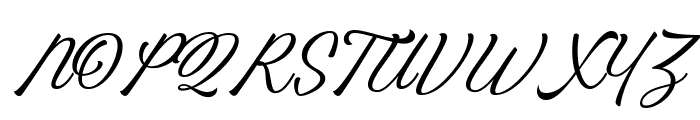 Eternals Script Regular Font UPPERCASE