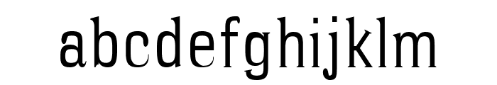 Eternity Time Font LOWERCASE