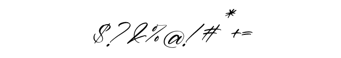 Ethalogia Italic Font OTHER CHARS