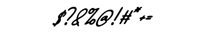 Ethan Signature Italic Font OTHER CHARS