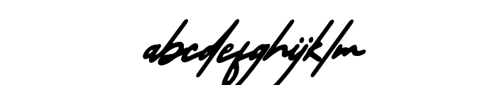 Ethan Signature Italic Font LOWERCASE