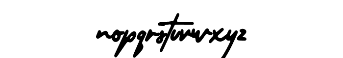 Ethan Signature Font LOWERCASE
