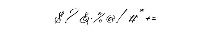 Ethena Emporium Script Font OTHER CHARS