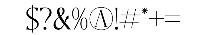 Ethena Emporium Serif Font OTHER CHARS