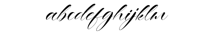 Ethereal Handwritten Italic Font LOWERCASE