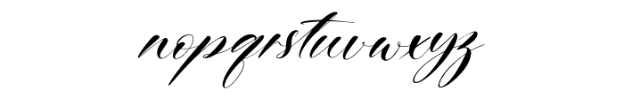 Ethereal Handwritten Italic Font LOWERCASE