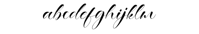 Ethereal Handwritten Font LOWERCASE