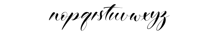 Ethereal Handwritten Font LOWERCASE