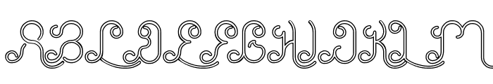 Ethereal Sky-Hollow Font UPPERCASE