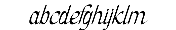 EthicSymphony-Italic Font LOWERCASE