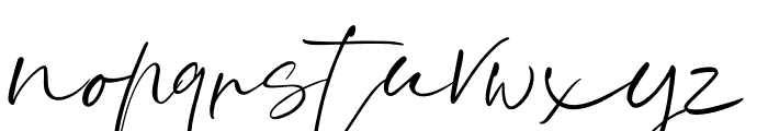 Ethikopia Signature Font LOWERCASE