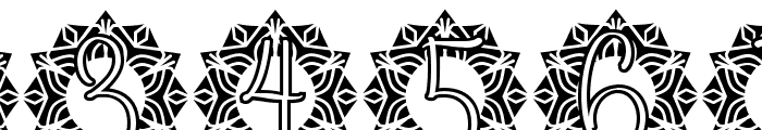 Ethnic Mandala Monogram Font OTHER CHARS
