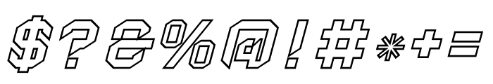 Etical Line Italic Font OTHER CHARS