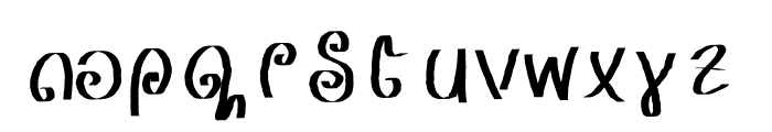 Etty Font LOWERCASE