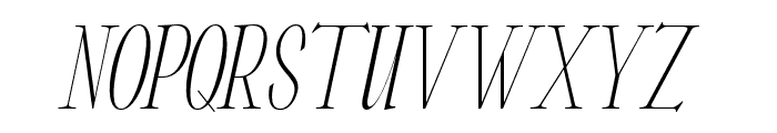 Eugerie-Italic Font UPPERCASE