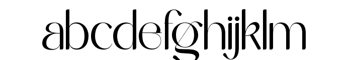 Eulogy-ExtraLight Font LOWERCASE