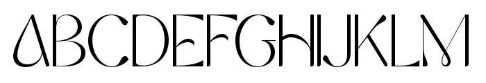 Eulogy-Thin Font UPPERCASE
