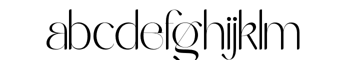 Eulogy-Thin Font LOWERCASE