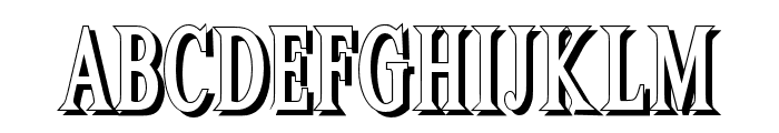 Euphoria Serif Shadow Font LOWERCASE