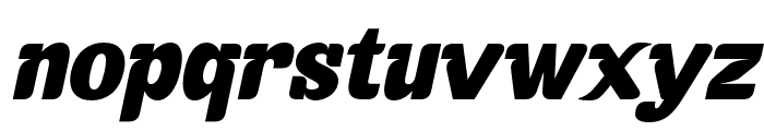 Euraliax Black Italic Font LOWERCASE