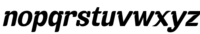 Euraliax Bold Italic Font LOWERCASE