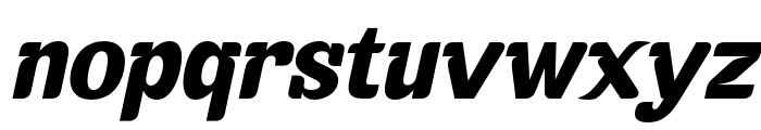 Euraliax Extra Bold Italic Font LOWERCASE