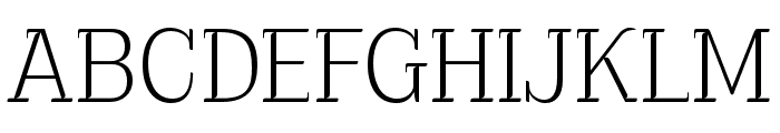 Euraliax Extra Light Font UPPERCASE