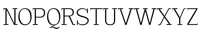 Euraliax Extra Light Font UPPERCASE