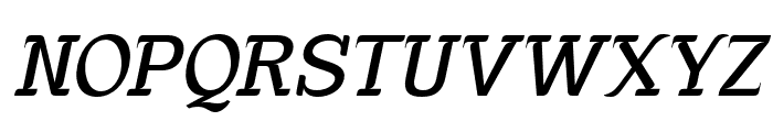 Euraliax Medium Italic Font UPPERCASE