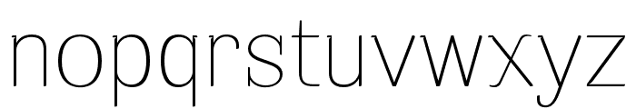 Euraliax Thin Font LOWERCASE