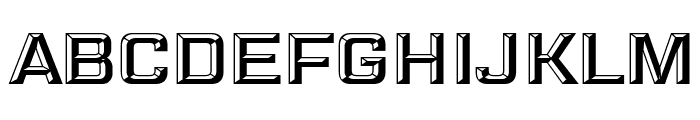 Eurostolen Bevel Font UPPERCASE