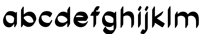 Eutony Bold Font LOWERCASE
