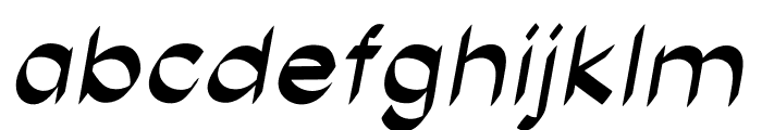 Eutony Italic Font LOWERCASE