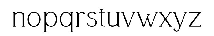 Evafiya Bold Font LOWERCASE