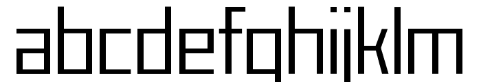 Evaglory Regular Font LOWERCASE