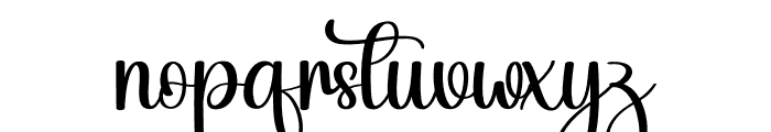 Evalyna Font LOWERCASE