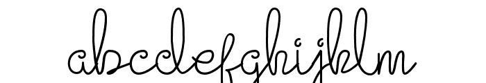Evangetta-Light Font LOWERCASE
