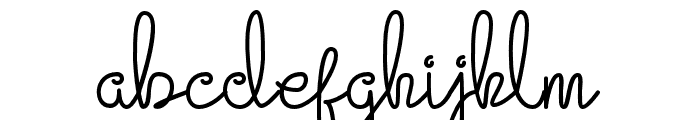 Evangetta-Regular Font LOWERCASE