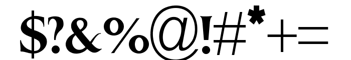 Evareste Serif  Font OTHER CHARS