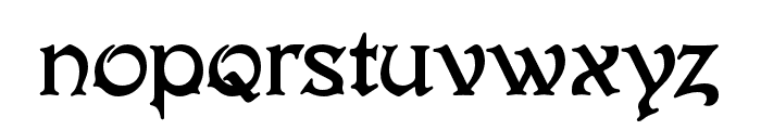 Evarose Regular Font LOWERCASE