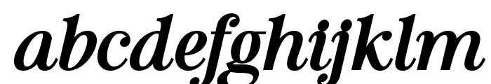 Evenings Bold Italic Font LOWERCASE